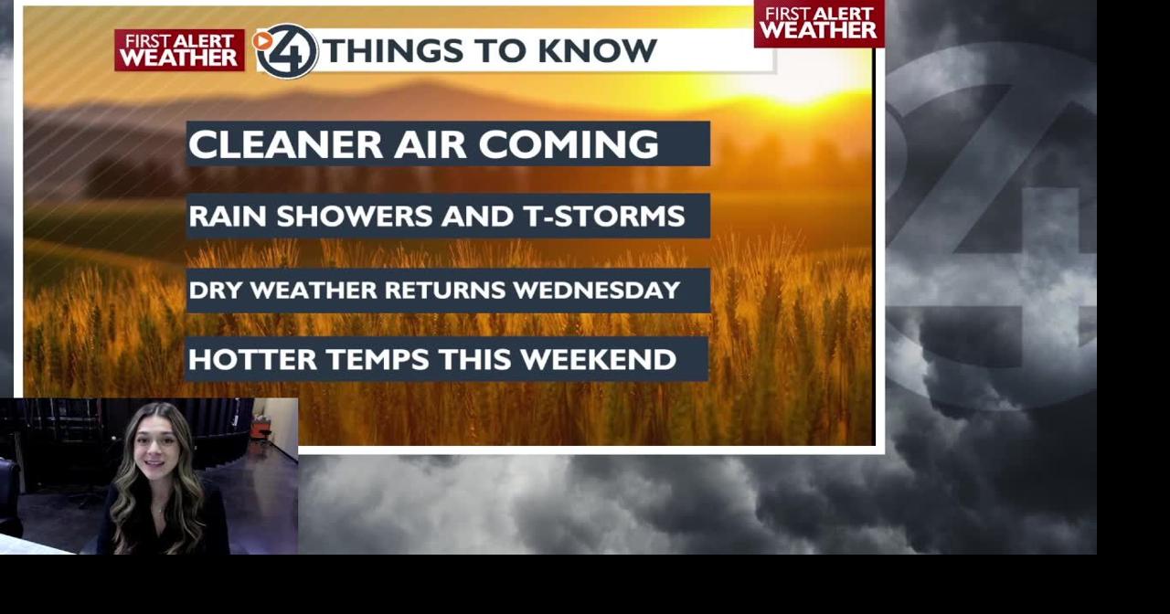 Rain and possible thunderstorms Tuesday | Weather | kxly.com