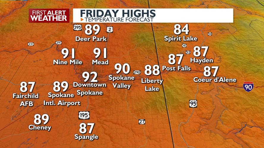 🌡️🥵Warming trend kicks off Friday taking us into a hot summer weekend ...