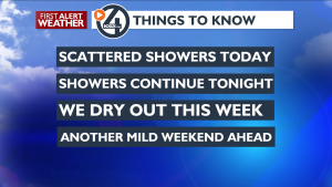 Sun and clouds then rain showers today and tonight – Mark | Forecast ...