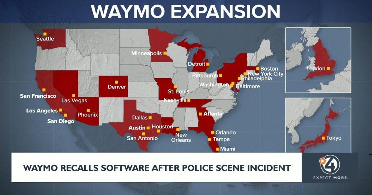Waymo Software Defect Waymo recalls software after police scene incident | Video | kxly.com