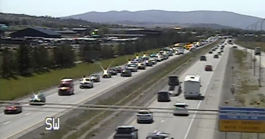Crash cleared on I-90 near Stateline | News | kxly.com