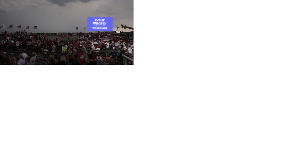 Trump cancels rally because of weather, proving the difficulty of balancing a trial and campaign - Vimarsana News