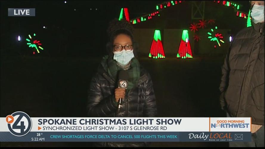 Synchronized Christmas light show dazzles on Glenrose Holidays