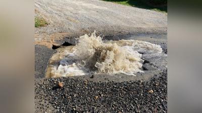 Water line break closes South Dearborn Road near Moran Prairie ...
