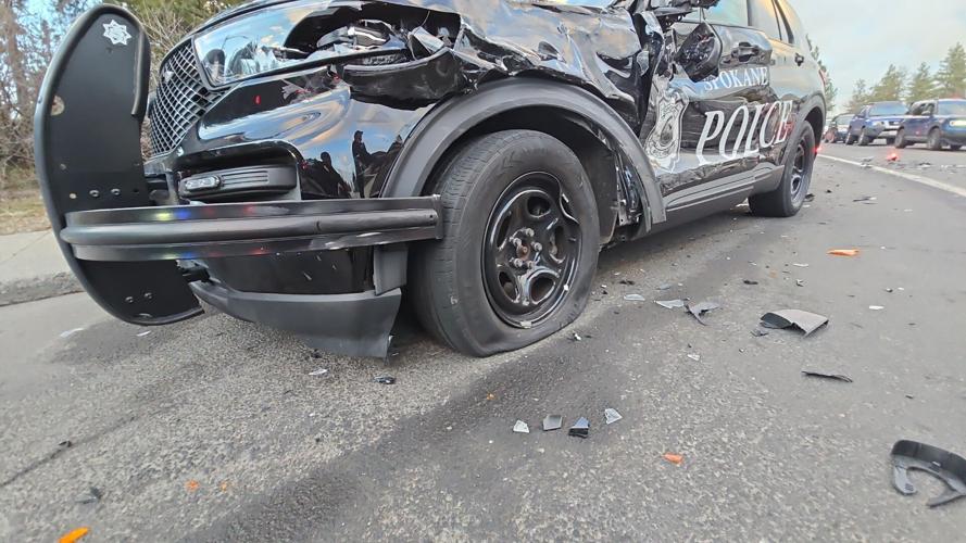 Suspect arrested for allegedly waving gun, crashing into patrol car ...