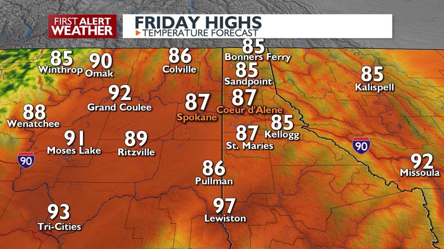 🌞Summer breeze: Temperatures in the mid to upper 80s Friday with a ...