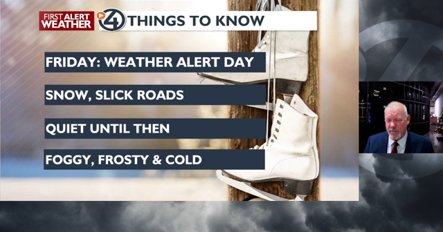 Clouds and cold with snow Thursday Night - Mark | Weather | kxly.com