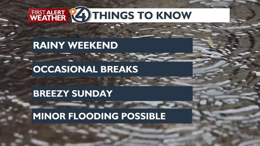 🌧️Soggy weekend! Rainy and warm with lots of melting snow - Kris | News ...