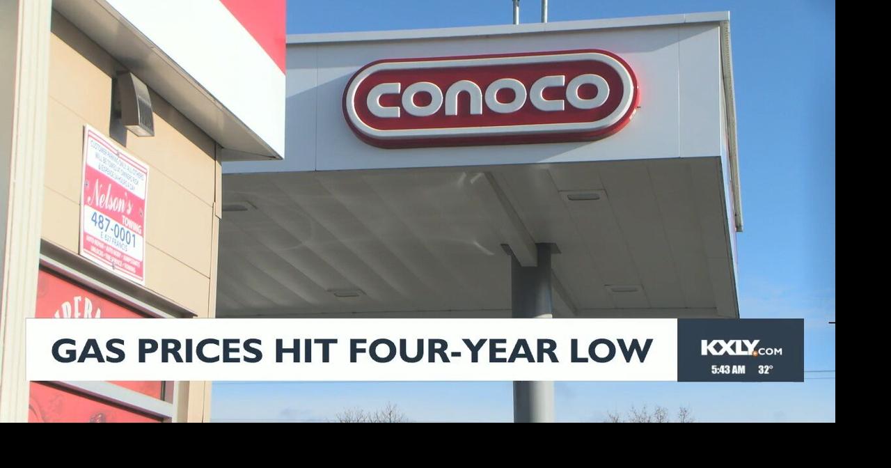 Gas prices hit four year low | Video | kxly.com