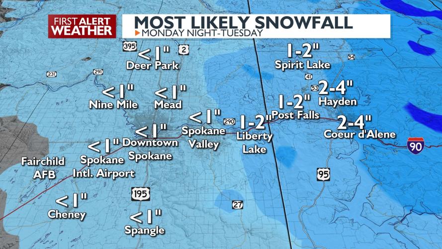 ️Light snow Monday night promises a slick Tuesday morning commute ...