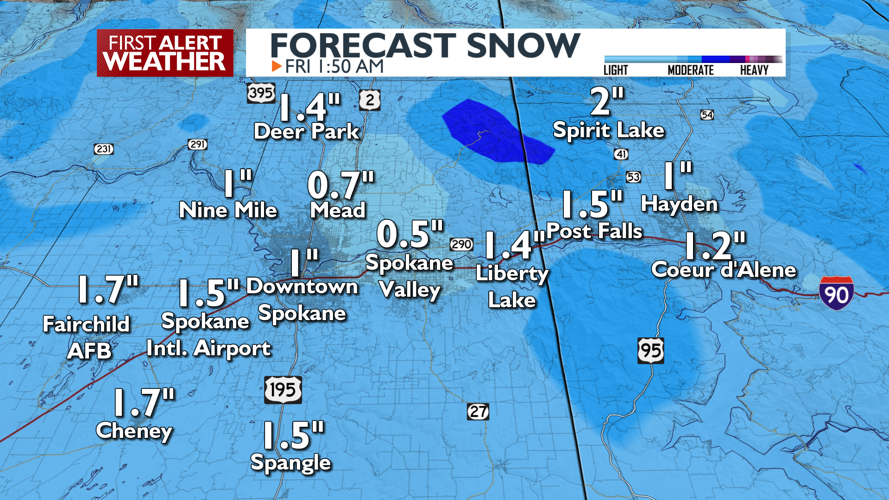 Snow today and sun for Friday - Mark | Weather | kxly.com