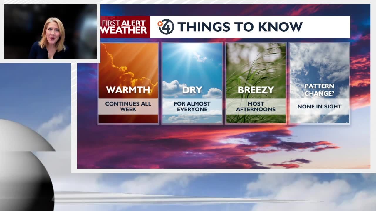 ☀️You can get used to it: warm, sunny and occasionally breezy