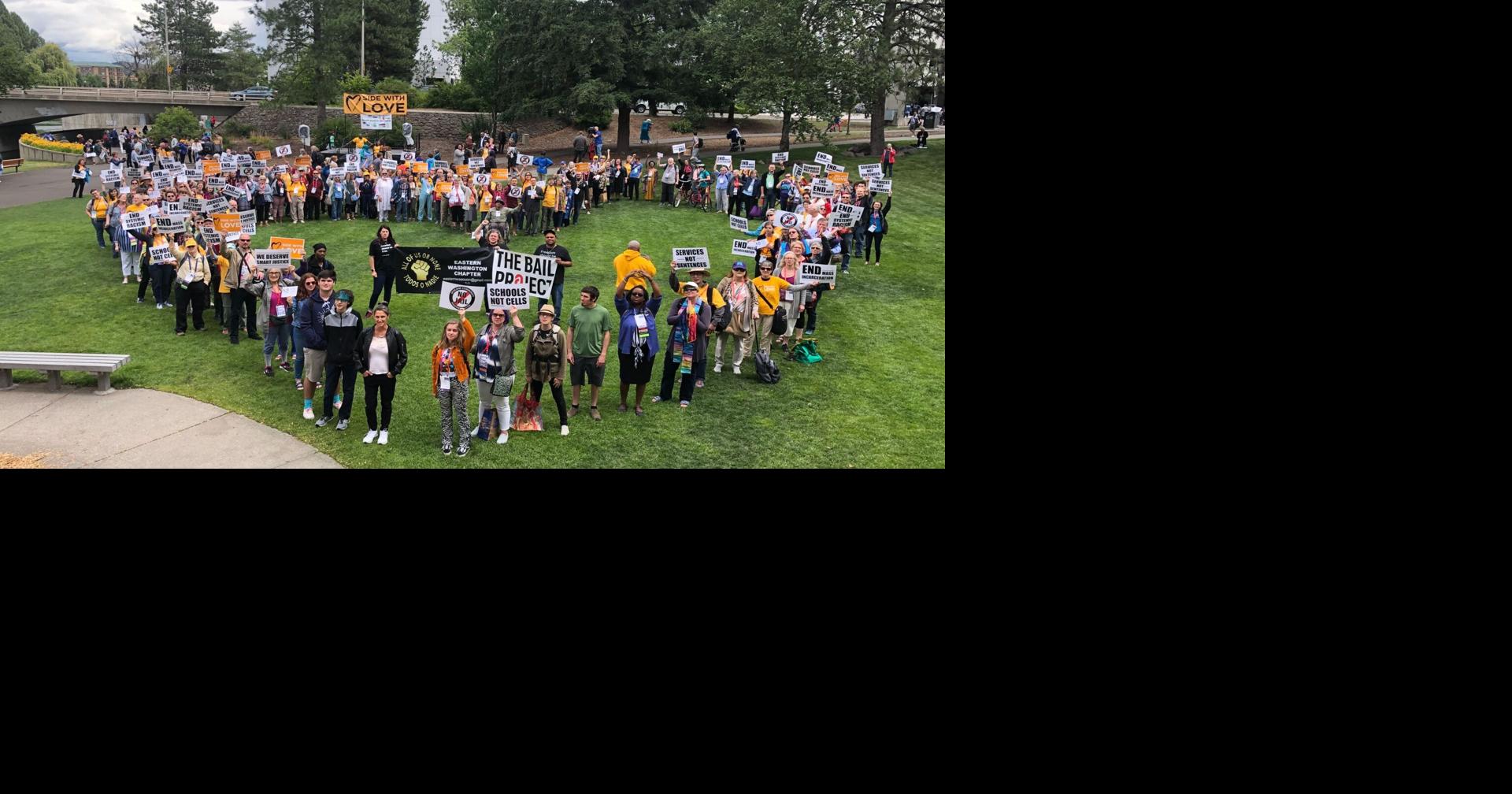 Hundreds gather to protest plans for new Spokane County jail Crime