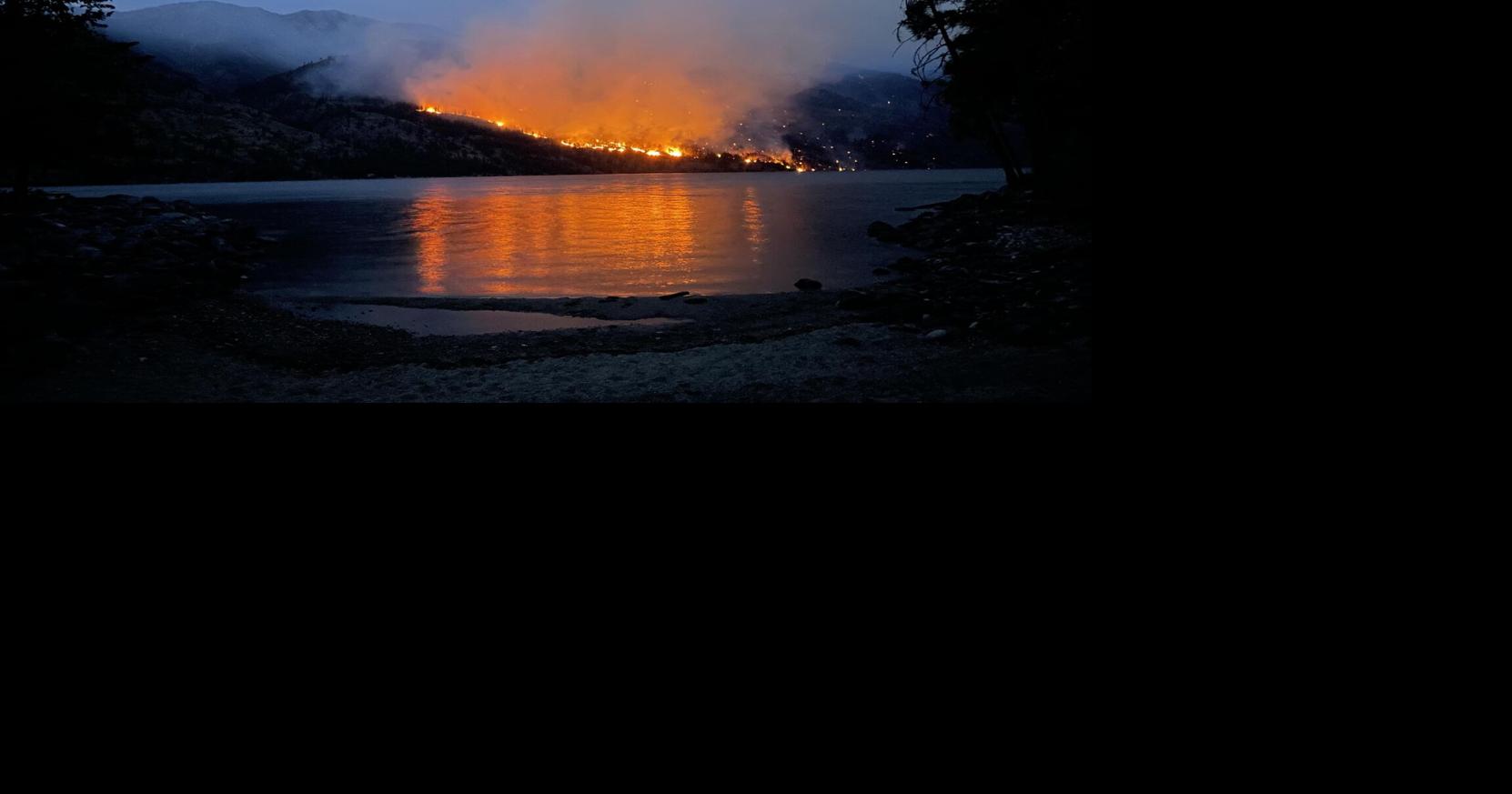 Fire along Lake Chelan will likely burn until Halloween | Firewatch ...