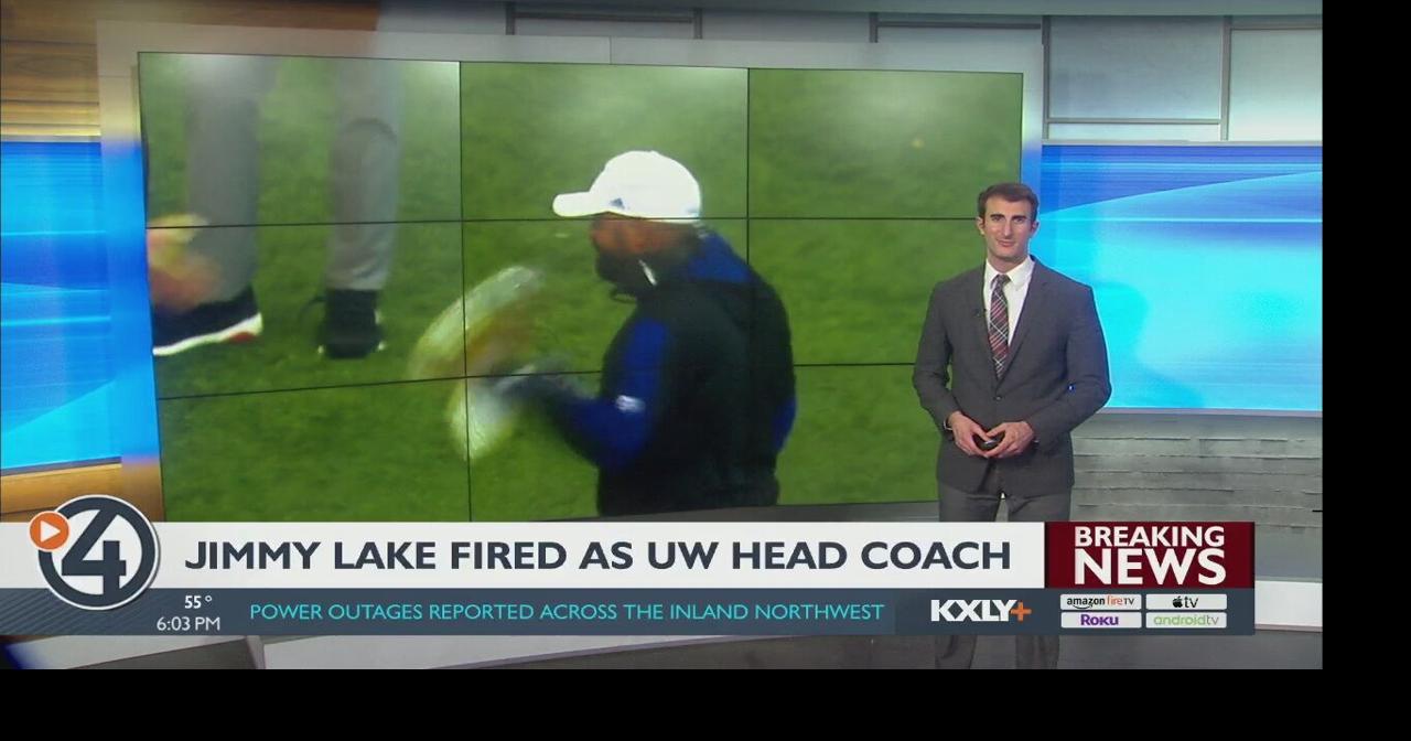 UW fires head football coach Jimmy Lake, Local News