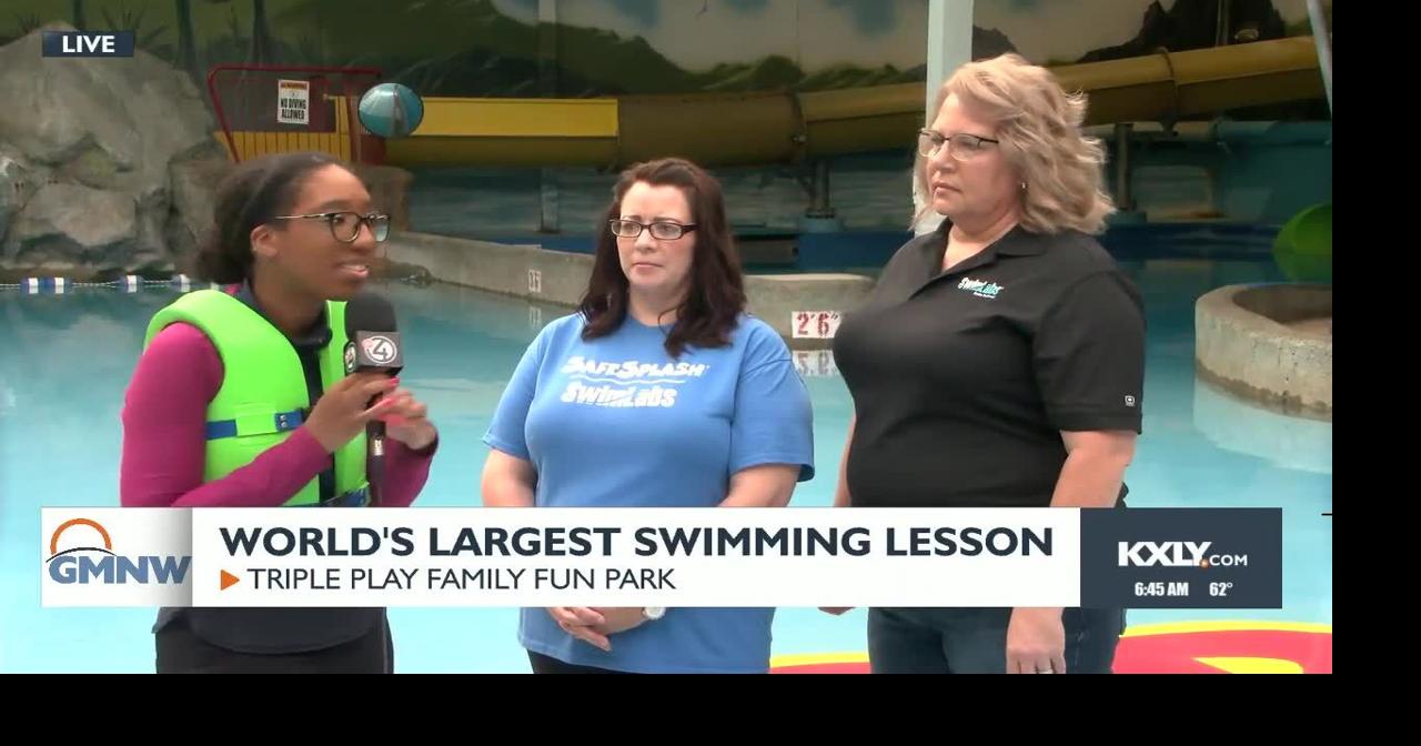 World's Largest Swimming Lesson with Triple Play + SafeSplash Swim