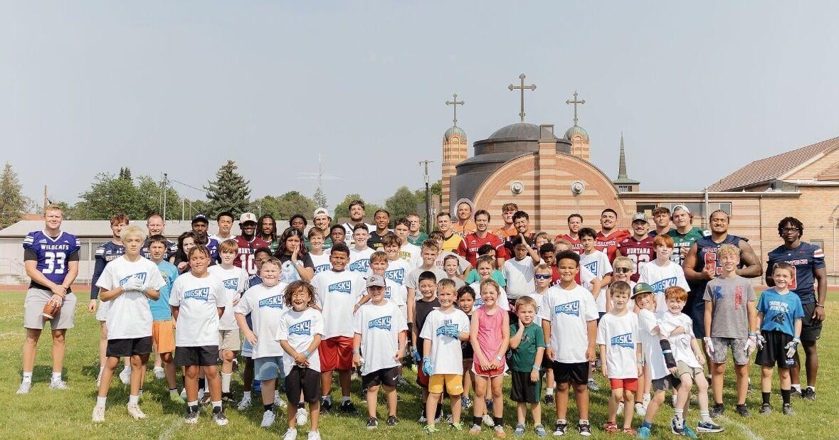 Big Sky rivals unite at annual Spokane youth football clinic