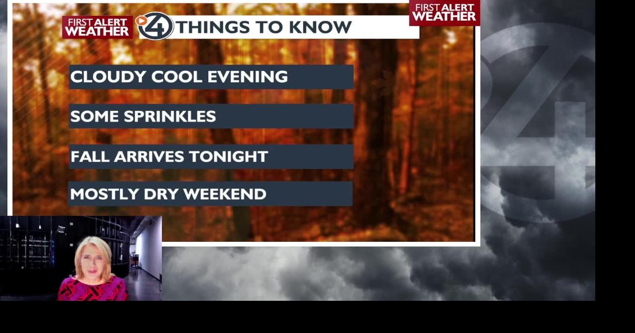🍁Fall has arrived! Mostly cloudy skies and highs in the 60s & low-70s ...