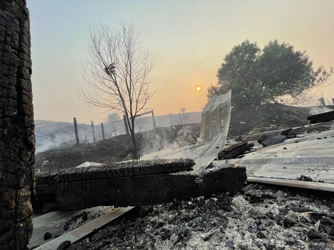 PHOTOS Wildfire leaves trail of destruction through Nespelem Firewatch