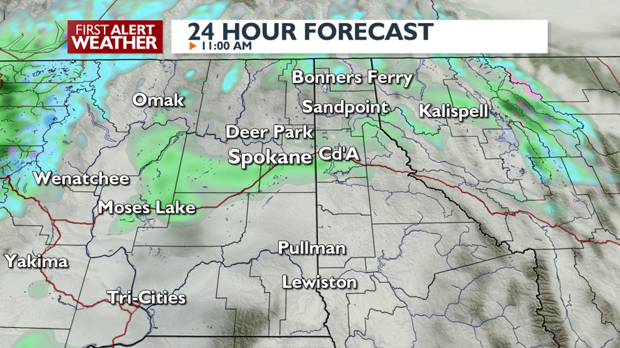Cold front brings rain in and smoke out – Mark | Forecast | kxly.com