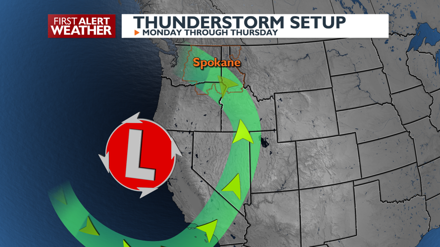 Cooler on Monday, chance of evening thunderstorms - Matt | Local News ...