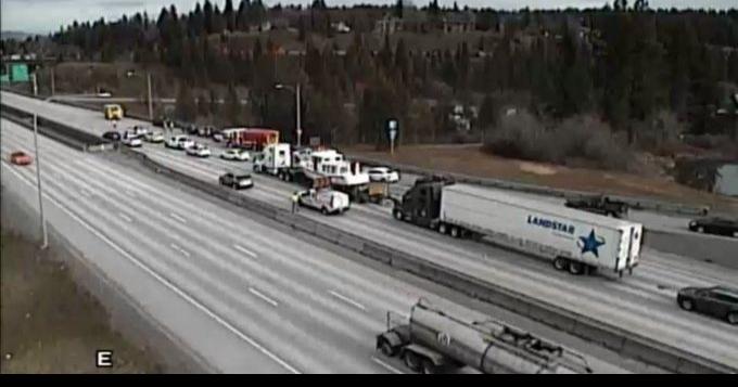 Crash cleared from eastbound I-90 near the Latah Creek Bridge, impaired ...