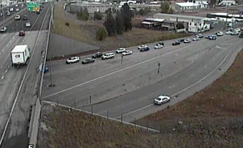 One person dead in fourcar crash near Sprague and Fancher, eastbound