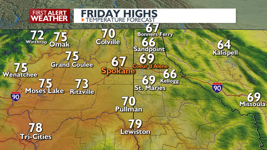 Haze and smoke moves in this afternoon – Mark | Forecast | kxly.com