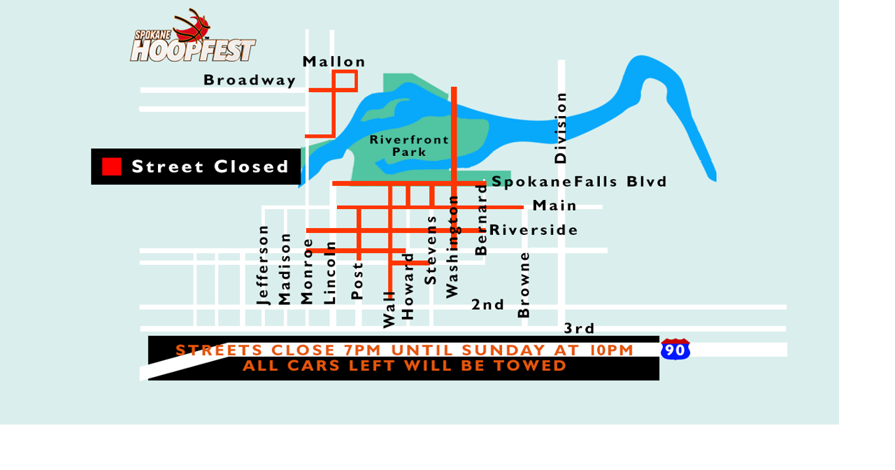 Hoopfest 2018 street closures Local News