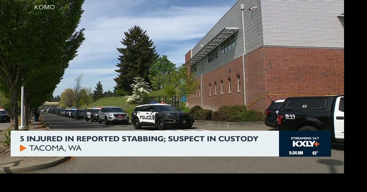 Suspect in custody for mass stabbing in Tacoma | Video | kxly.com