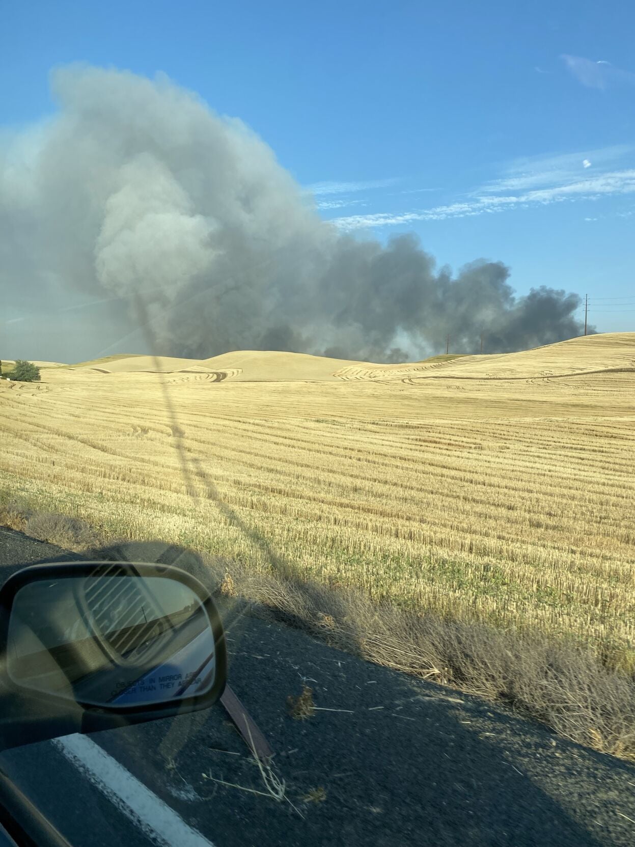 A fire east of Colfax is forcing level 3 (Go Now) evacuations