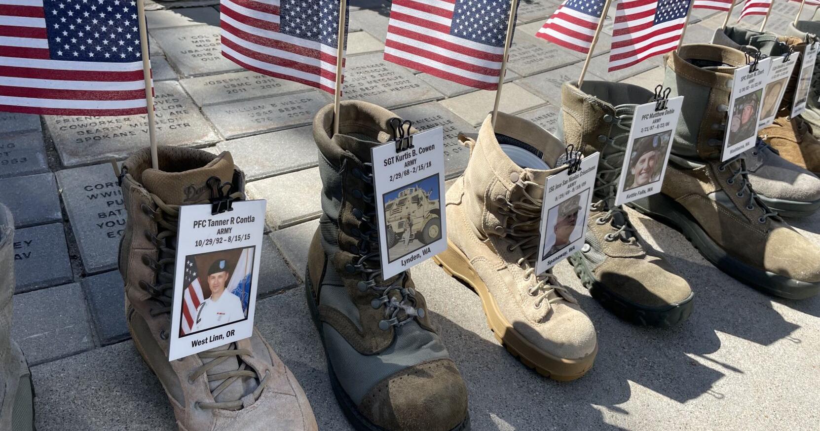 GALLERY: 'Boots on the Ground' Memorial Day ceremony at Spokane Arena - Vimarsana News