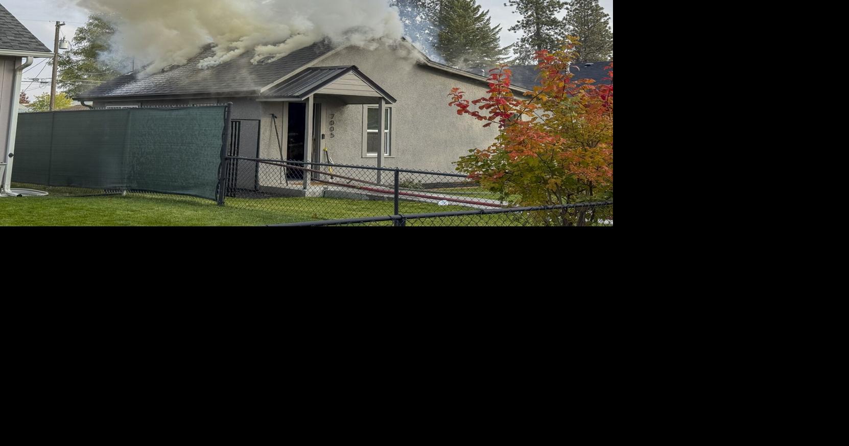House fire in Spokane Valley contained in attic, no injuries reported ...