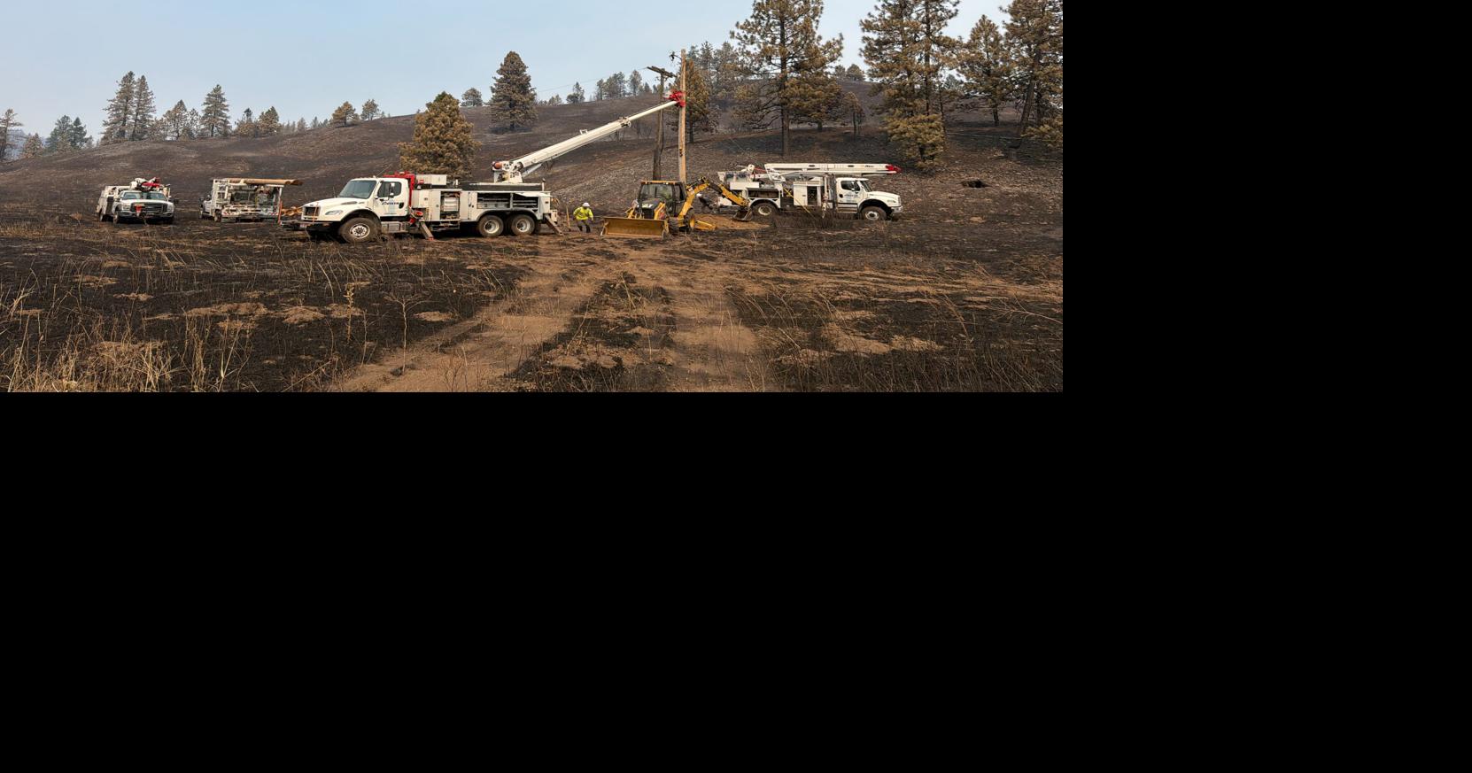 Avista restoring power to more customers affected by Spokane Area wildfires