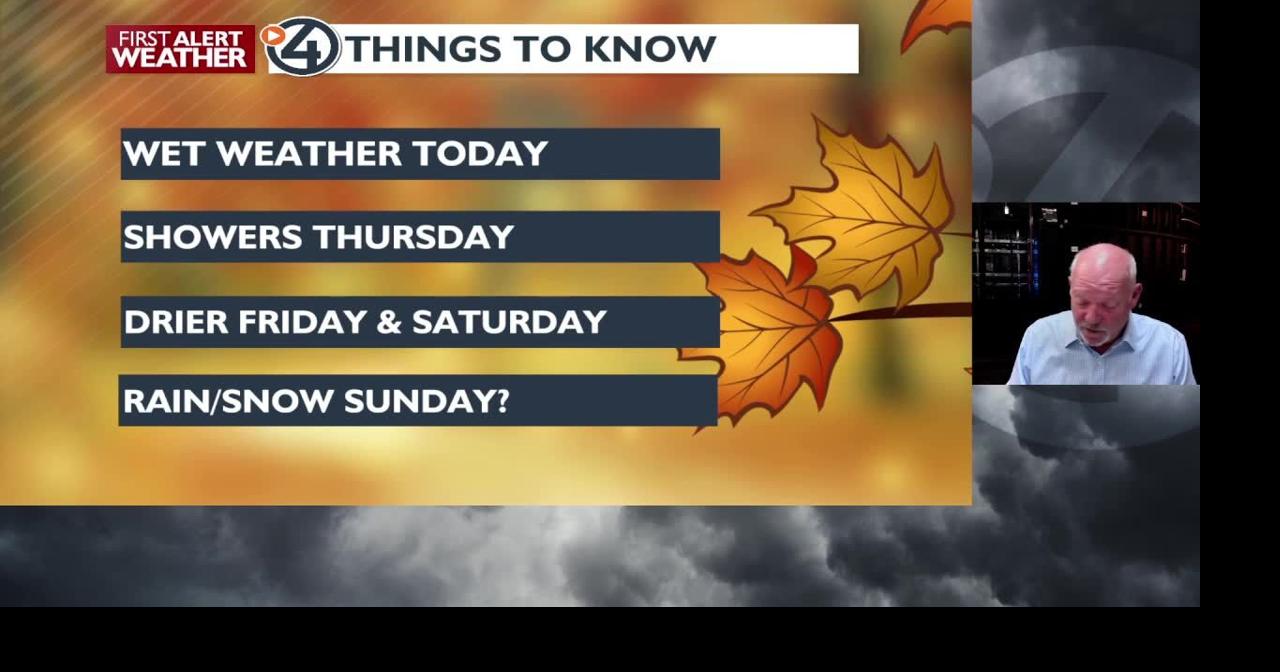 Rainy today and south winds with drier weather incoming - Mark | News ...