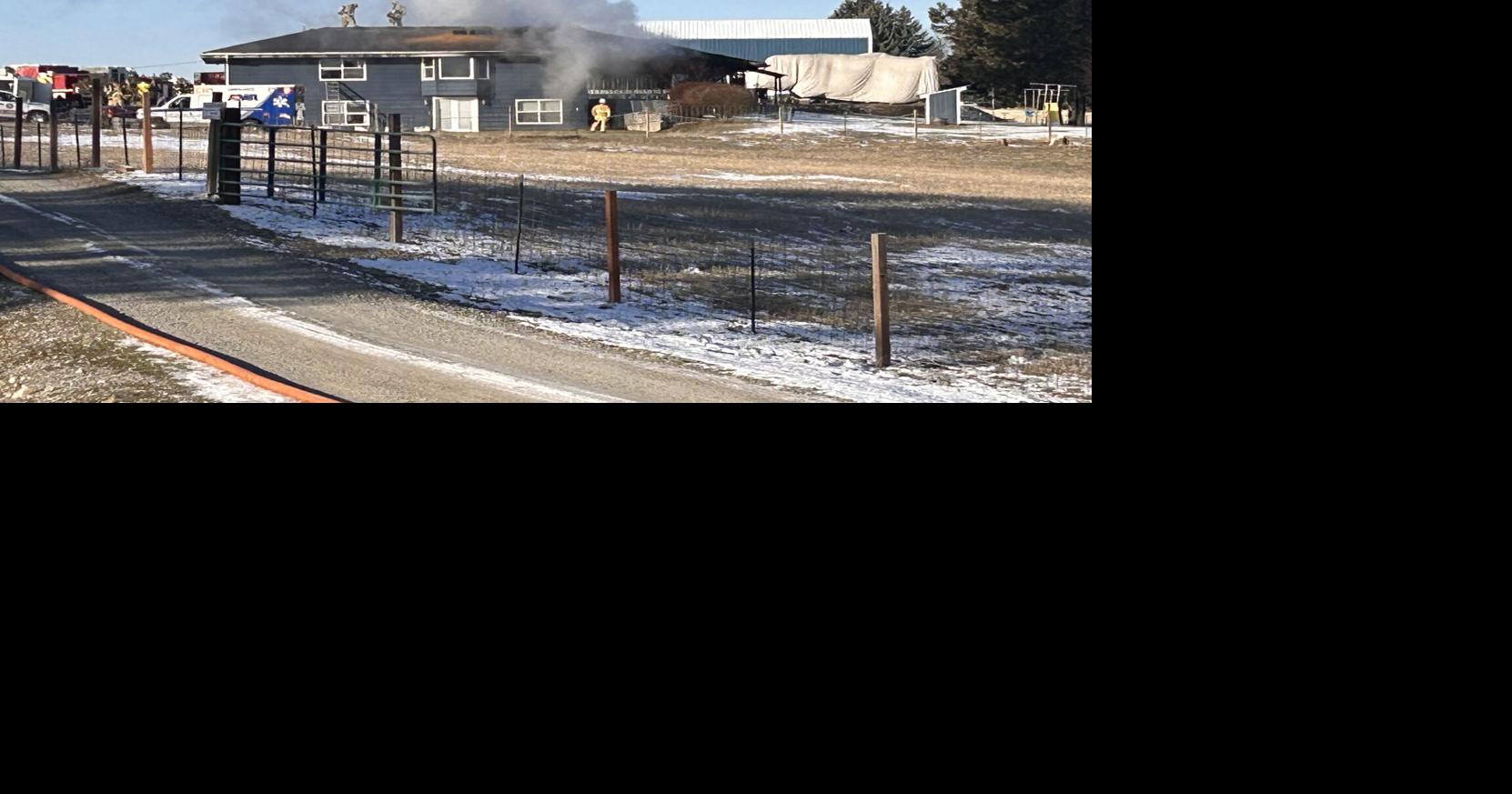 No one injured in house fire north of Spokane Valley | News | kxly.com