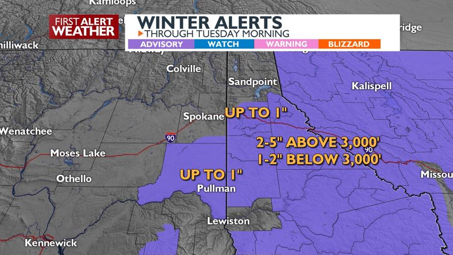 ️Winter is back! Rain turning to snow in the valleys for Tuesday ...