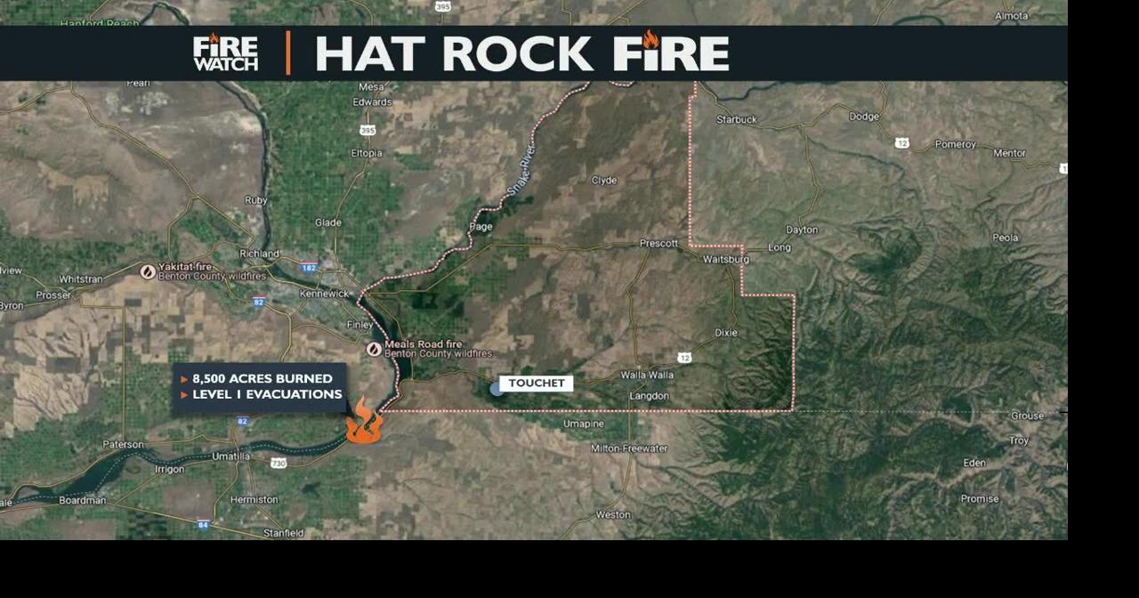 Level 1 evacuations in place for fire burning in Walla Walla County ...