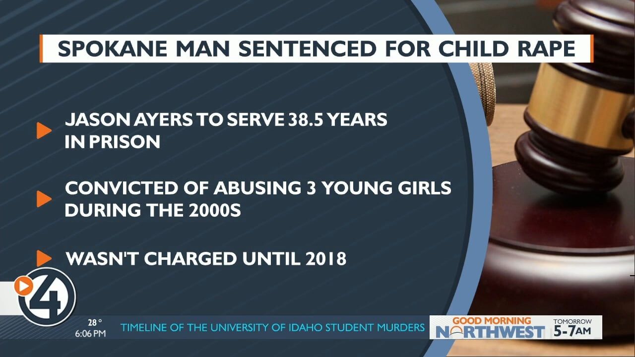 Spokane Man Sentenced To 38.5 Years In Jail For Child Rape | Local News ...