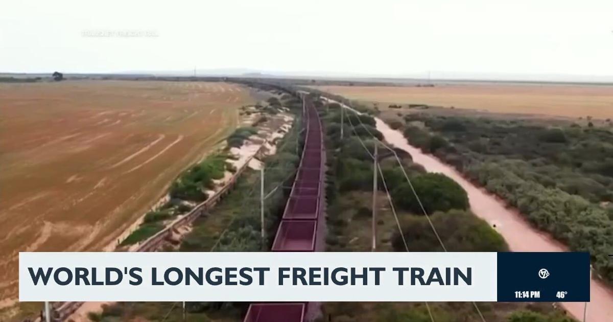 Animal Train App World's longest freight train | Video | kxly.com