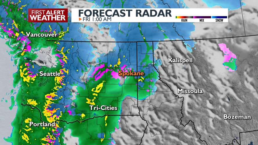Clouds today and Snow Friday, Weather Alert Day for the Friday morning ...