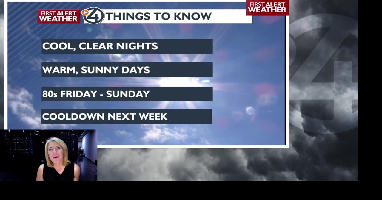 🌜Cool, clear nights and warm, sunny days in the First Alert Forecast 🌞 ...