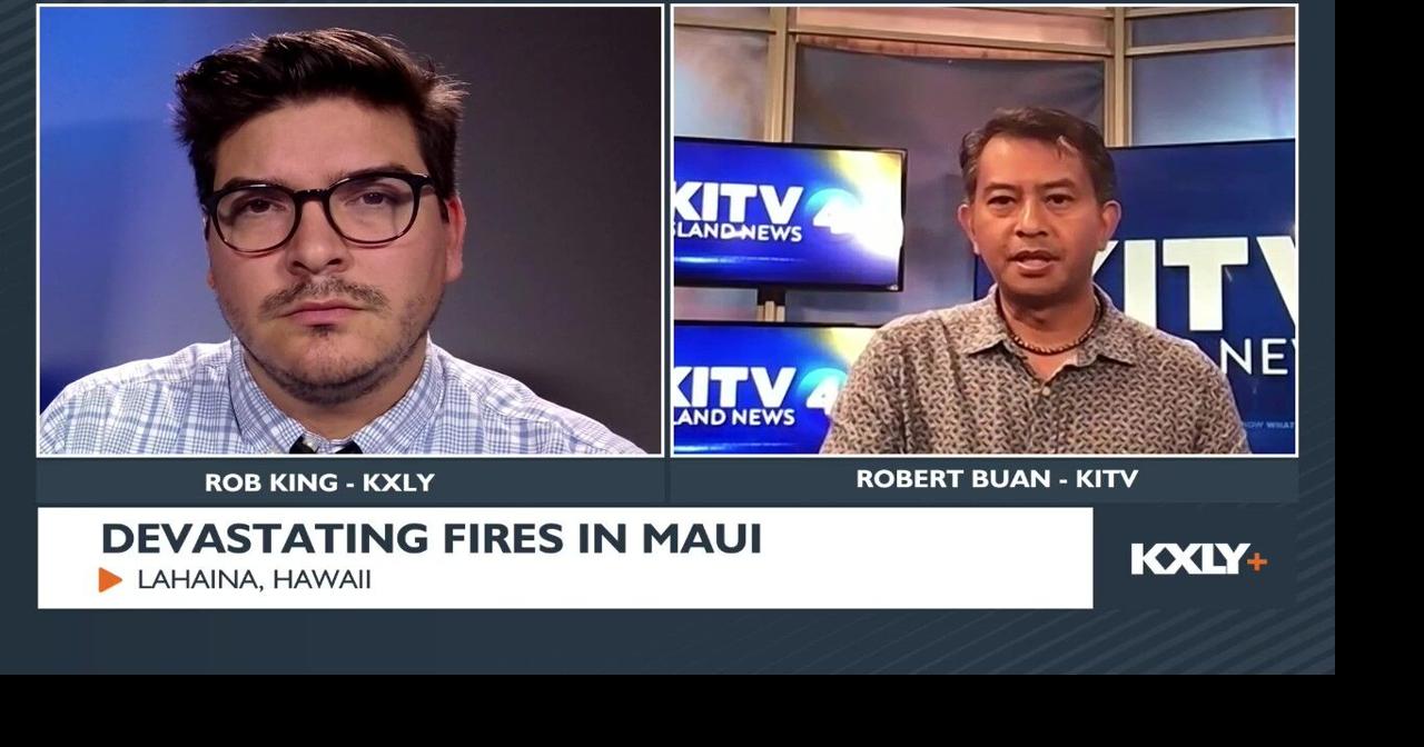 WATCH KXLY's Rob King with KITV in Hawaii on Maui fires Video