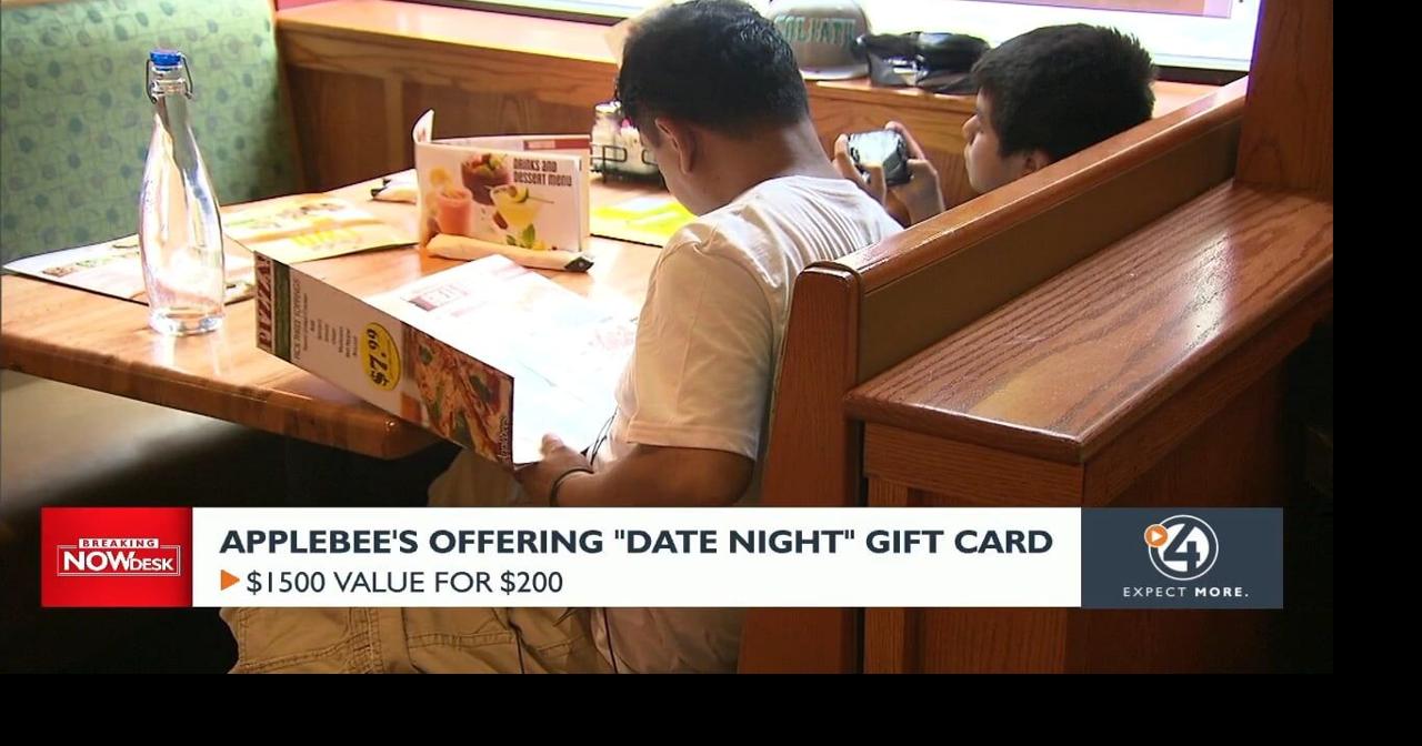 Applebees date night gift card Video