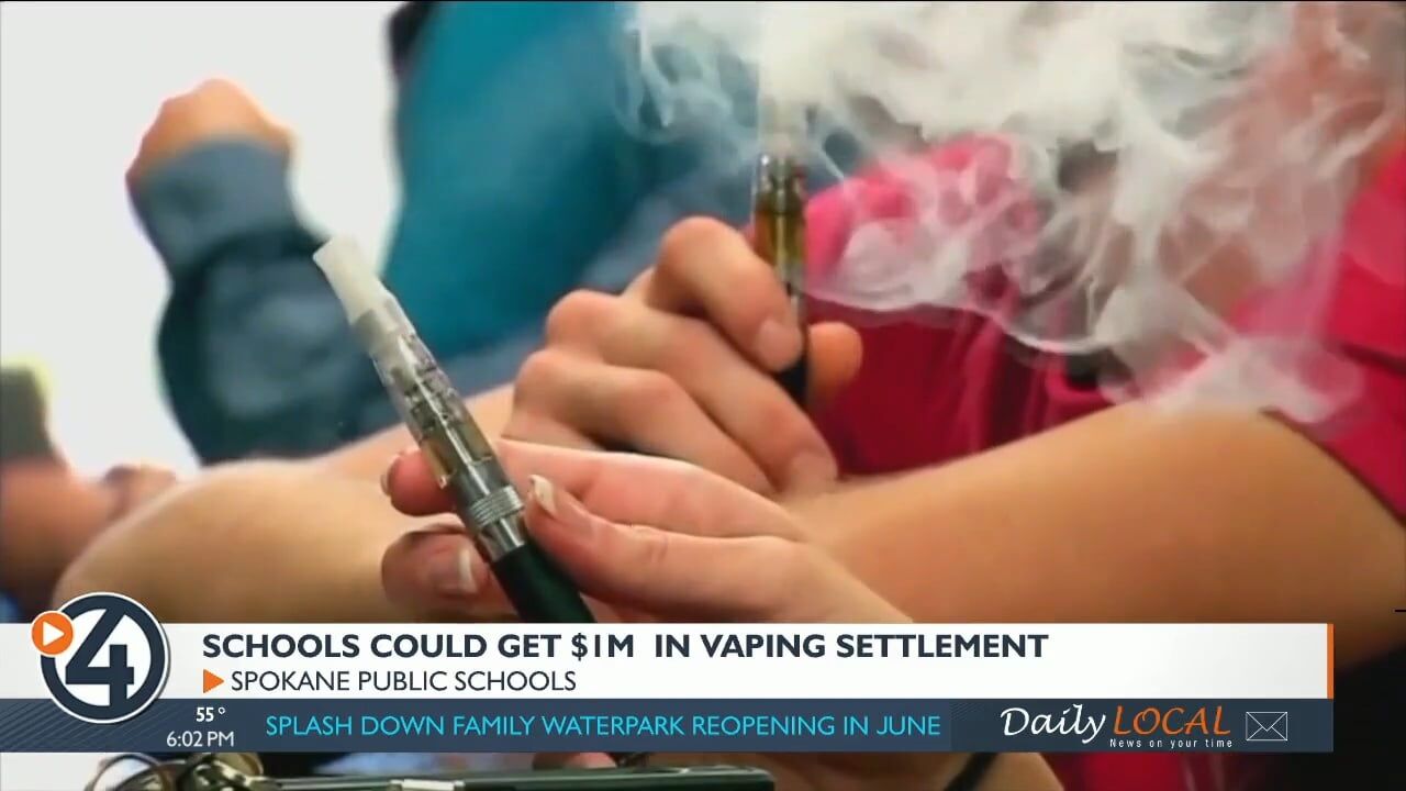 Spokane Schools could get 1 million in settlement with vaping