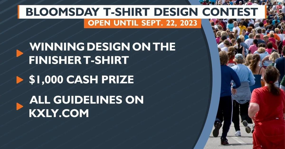 TShirt design contest for Bloomsday 2024 now open Video