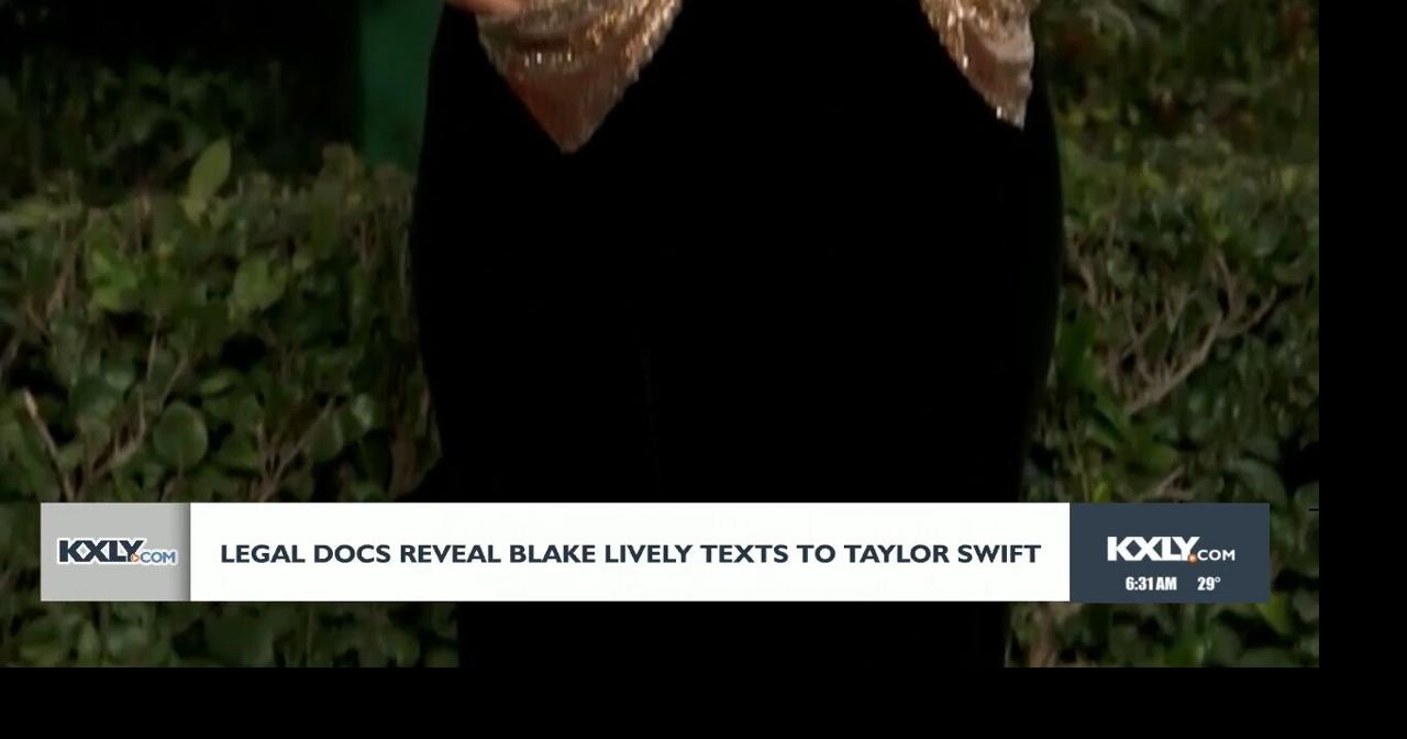 Legal docs reveal Blake Lively texts to Taylor Swift | Video | kxly.com