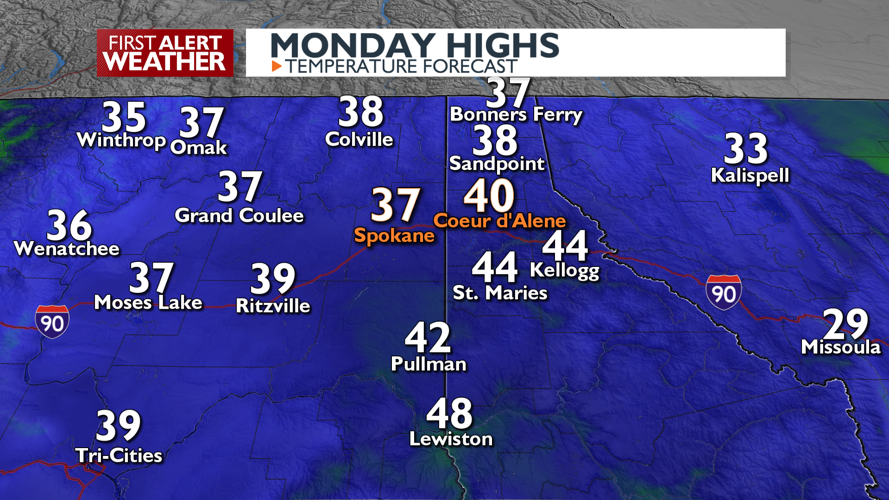 A mild Monday then rain or snow moves in Tuesday - Mark | Weather ...