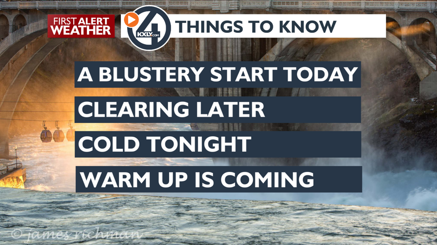 Breezy and mild with a cold night ahead – Mark | Forecast | kxly.com