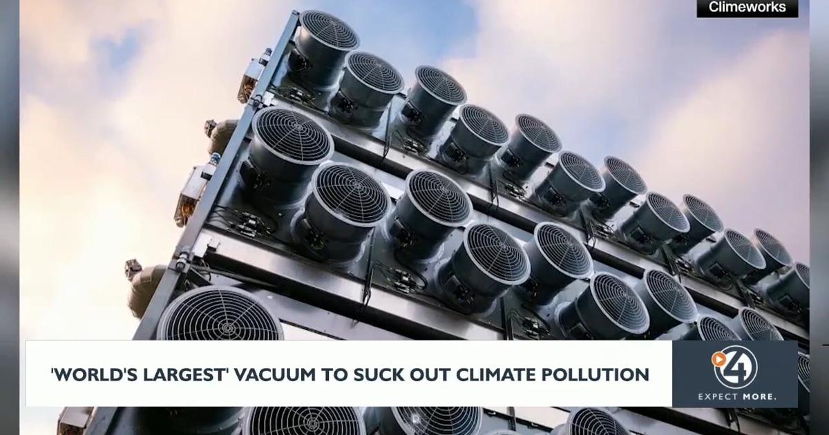 World's largest vacuum to suck out climate pollution | Video | kxly.com